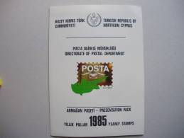 Zypern Türkisch Yearset  Präsentation Pack, Jahreszusammenstellung 1985 ++ MNH - Ungebraucht