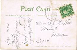 0905. Postal BUTLER (New Jersey) 1912. Hippodrome New York - Brieven En Documenten
