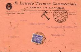 1935 LETTERA CON ANNULLO MARCIANISE CASERTA - Segnatasse