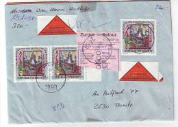 971g: Vorarlberg- Beleg Votivtafel Nachnahme - Covers & Documents