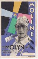 Netherlands Original Rare Blotter Advertising Moline Molyn Ca1930 Expresionist School Design [WIN3_235] - Vernici