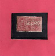 ITALY KINGDOM ITALIA REGNO 1903 ESPRESSI 25 CENTESIMI ESPRESSO MNH BEN CENTRATO - Eilsendung (Eilpost)