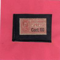 ITALY KINGDOM ITALIA REGNO 1922 ESPRESSI 60 SU 50 CENTESIMI ESPRESSO MNH - Express Mail