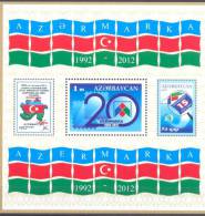 2012. Azerbaijan, 20y Of  "Azermarka", S/s, Mint/** - Aserbaidschan