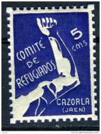 GUERRA CIVIL, ZONA REPUBLICANA, CAZORLA* PRO REFUGIADOS - Emissioni Repubblicane