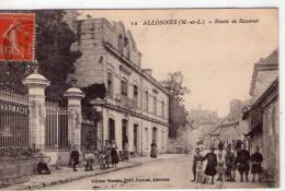 Allonnes..très Animée..route De Saumur..Pharmacie - Allonnes