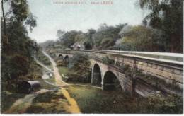 Leeds (West Yorkshire) UK, Seven Arches Adel Bridge Causeway, C1900s/10s Vintage Postcard - Leeds