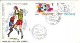 Spain Espana 1982 FDC FIFA World Cup Football Soccer 1980 Vigo - FDC