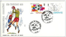 Spain Espana 1982 FDC FIFA World Cup Football Soccer 1980 Gijon - FDC