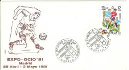 Spain Espana 1982 FIFA World Cup Football Soccer 1981 Madrid Exposicion Filatelica Deportiva - FDC