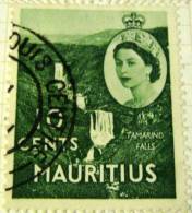 Mauritius 1953 Queen Elizabeth II And Tamarind Falls 10c - Used - Maurice (...-1967)
