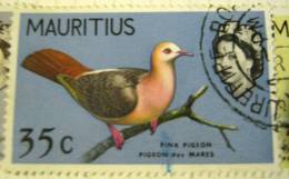 Mauritius 1965 Bird Pink Pigeon 35c - Used - Mauricio (...-1967)