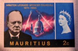 Mauritius 1965 Sir Winston Churchill Commemorative 2c - MH - Mauritius (...-1967)