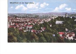 Litho Bielefeld Gesamtansicht Von Der Sparrenburg Wohnhäuser 20.5.1921 N. Elze - Bielefeld