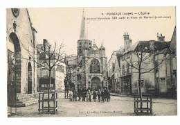 CP PUISEAUX N°3 L EGLISE   - ECRITE EN 1941 - Puiseaux