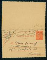52690 Stationery Entier Ganzsachen CARTE LETTRE / 214 / 1932 PARIS  - SEMEUSE -  France Frankreich Francia - Cartes-lettres