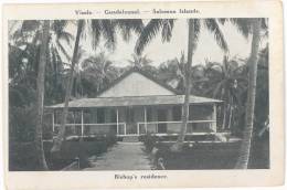 CPA ILES SALOMON - VISALE - GUADALCANAL - BISHOP'S RESIDENCE - Islas Salomon