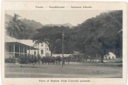 CPA ILES SALOMON - VISALE - GUADALCANAL - VIEW OF THE STATION FROM CONVENT GROUNDS - Solomoneilanden