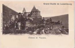 GRAND-DUCHE DE LUXEMBOURG:VIANDEN.~1900.Le Château De Vianden.Non écrite.Parfaite. - Wiltz