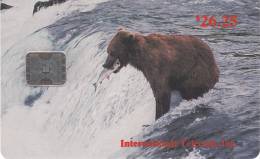 ALASKA N°4 - BROWN BEAR WITH SALMON-$26.25 - Altri – America