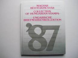 Ungarn Jahrbuch Yearbook 1987 ++ MNH - Neufs