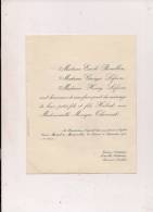 ###Faire Part De Mariage De Hubert Lefevre & Monique Thévenet Le 10/09/1955 à Montmorillon, Vienne - Boda