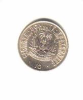 HAITI   10  CENTIMES  1975  (KM # 120) - Haití