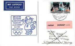 Germany Team Olympic, Olympiques Flight, Flucht,Volo, Lillehammer 1994 - Winter 1994: Lillehammer