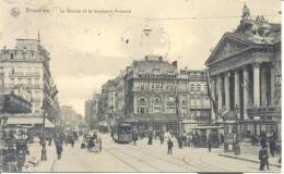 Belgique - Bruxelles - La Bourse Et La Boulevard Anspach - Prachtstraßen, Boulevards