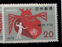 Japon **  N° 1051   -   Journée Du Cœur - Unused Stamps