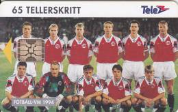 Norway, N031, Drillos 1994, Football, CN : 45100831, 2 Scans.  Priced : 80NOK - Norway