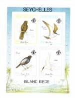 Seychelles 1989 Island Birds S/S MNH - Seychelles (1976-...)