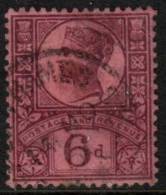 GB Scott 119 - SG208, 1887 Jubilee 6d Used - Usati