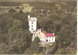 MONTENDRE LES PINS .. LE CHATEAU .. LA TOUR CARREE .. EN AVION AU DESSUS DE .. LAPIE - Montendre