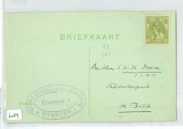 NEDERLAND BRIEFKAART 3 CENT GELOPEN IN 1917 VAN UTRECHT NAAR DE BILT  (6084) - Lettres & Documents