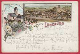 LENZBURG, LITHO 1899 - Lenzburg