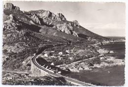 CPSM Photo Anthéor Var 83 Route De La Corniche D´Or Et Viaduc SNCF édit Rella N° 330 Non écrite - Antheor