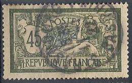 1906-20 FRANCIA USATO ALLEGORIA TIPO MERSON 45 CENT - FR489-2 - 1900-27 Merson