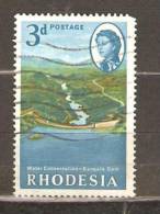 RHODESIA 1965 - WATER CONSERVATION 3  - USED OBLITERE GESTEMPELT USADO - Rhodesië (1964-1980)