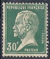 1923-26 FRANCIA LOUIS PASTEUR 30 CENT VERDE SENZA GOMMA - FR492 - 1922-26 Pasteur