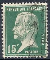 1923-26 FRANCIA USATO LOUIS PASTEUR 15 CENT - FR493 - 1922-26 Pasteur