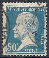1923-26 FRANCIA USATO LOUIS PASTEUR 50 CENT - FR494 - 1922-26 Pasteur