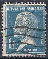 1923-26 FRANCIA USATO LOUIS PASTEUR 1 F - FR494 - 1922-26 Pasteur