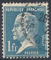 1923-26 FRANCIA USATO LOUIS PASTEUR 1 F - FR494-3 - 1922-26 Pasteur