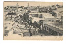 KAIROUAN - Vue Générale De La Rue Saussier - Tunisia