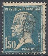 1923-26 FRANCIA USATO LOUIS PASTEUR 1,50 F - FR495-3 - 1922-26 Pasteur