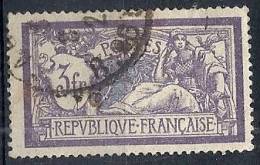 1925-26 FRANCIA USATO ALLEGORIA TIPO MERSON 3 F - FR501 - 1900-27 Merson