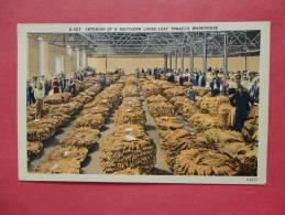 Interior Of A Southern Loose Leaf Tobacco Warehouse- Linen  ==  = == === Ref 681 - Autres & Non Classés
