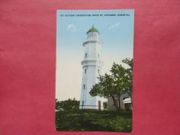St Davids Lighthouse Near St. Georges Bermuda Ca 1910= === Ref 682 - Bermuda