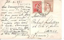 N°Y&T 368+370   LA PLATA  Vers   FRANCE     Le   06 MARS1936 - Brieven En Documenten